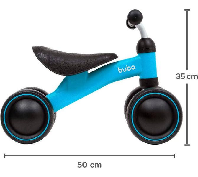 Imagem de Bicicleta De Equilíbrio 4 Rodas Azul 13516 Buba