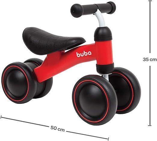 Imagem de Bicicleta de Equilibrio - 4 Rodas, BUBA, Vermelho