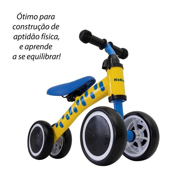 Imagem de Bicicleta De Equilíbrio Andador Infantil 4 Rodas para bebê