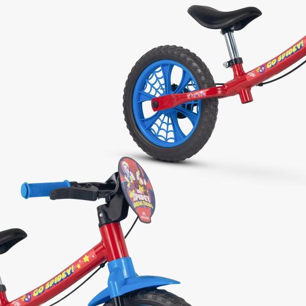 Imagem de Bicicleta De Equilibrio Balance Sem Pedal Homem Aranha