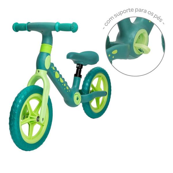 Imagem de Bicicleta de Equilibrio Dino Verde - Buba