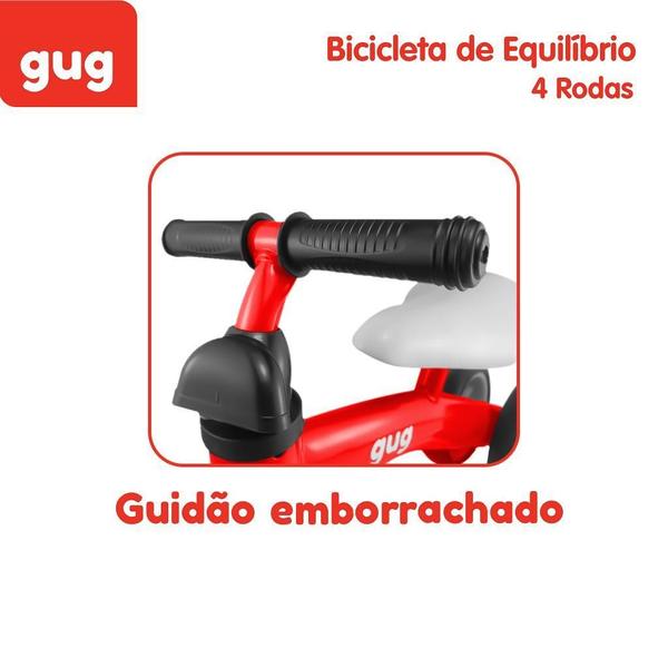 Imagem de Bicicleta De Equilíbrio Infantil Até 20Kg Vermelha 1267