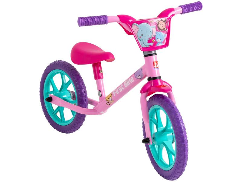 Imagem de Bicicleta de Equilíbrio Infantil Bandeirante First Bike Rosa