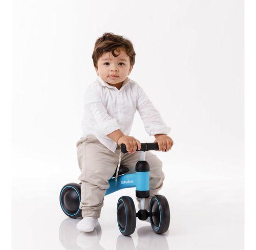 Imagem de Bicicleta De Equilibrio Infantil Blubu 4 Rodas Sem Pedal