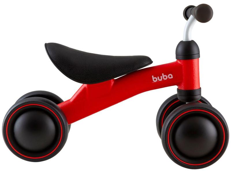 Imagem de Bicicleta de Equilíbrio Infantil Buba 4 Rodas Vermelho