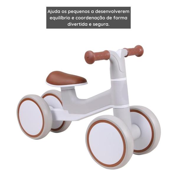 Imagem de Bicicleta De Equilíbrio Premium Baby E-Lite Rider Marrom