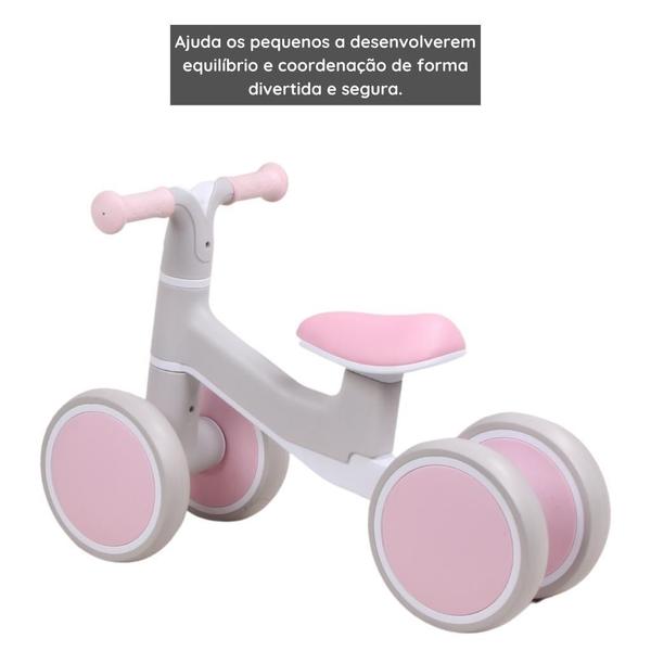 Imagem de Bicicleta De Equilíbrio Premium Baby E-Lite Rider Rosa