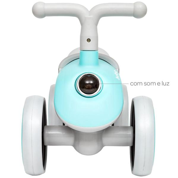 Imagem de Bicicleta de Equilíbrio Scooter Infantil Bebe Criança 4 Rodas Com Som e Luz Apoio Andador Buba