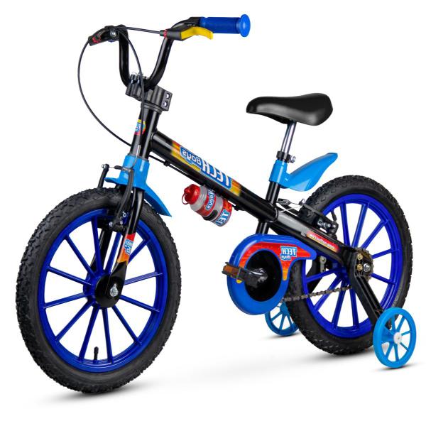 Imagem de Bicicleta de Passeio infantil Nathor Aro16 Tech boys Garrafa