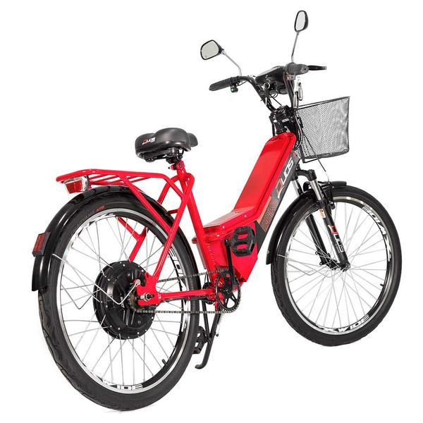 Imagem de Bicicleta Elétrica - Confort - 800w - Vermelha - Duos Bikes