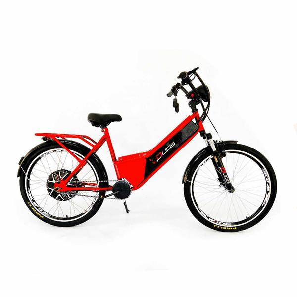 Imagem de Bicicleta Elétrica - Duos Confort - 800w 48v 15ah - Vermelha - Duos Bikes