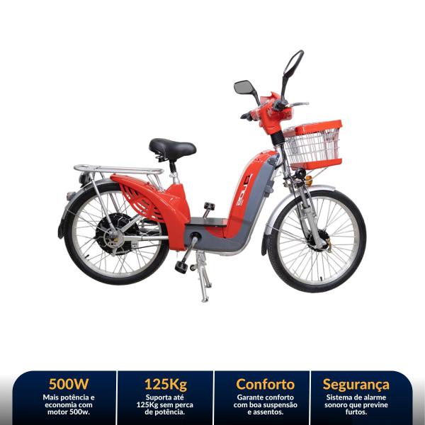 Imagem de Bicicleta Elétrica Duos E-Maxx 500w Confortável Para Adultos