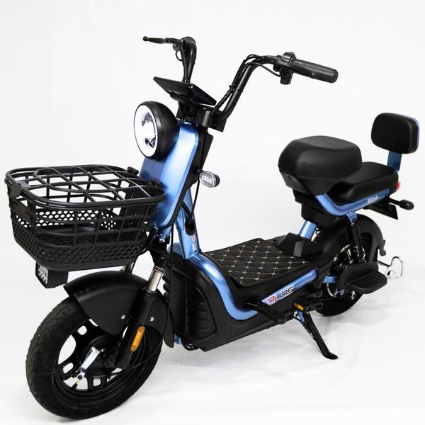 Imagem de Bicicleta Elétrica Scooter 500W 48V 20Ah Eko-5 Duos Azul Metálico