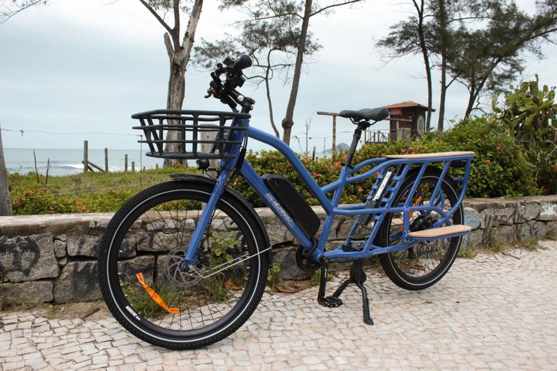 Imagem de Bicicleta elétrica Sobowo C19 500W cargueira 7 marchas