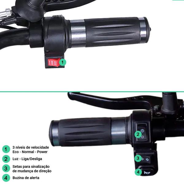 Imagem de Bicicleta Elétrica - Super Sport Easy PAM - 500w - Branca - Plug and Move