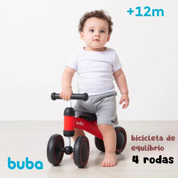 Bicicleta Equilíbrio Andador Sem Pedal Bebê Da Buba Vermelho Imagem de Bicicleta Equilíbrio Andador Sem Pedal Bebê Da Buba Vermelho