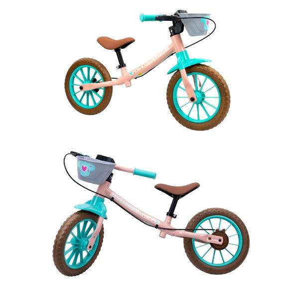 Imagem de Bicicleta Equilíbrio Balance Sem Pedal Aro 12 Love Nathor