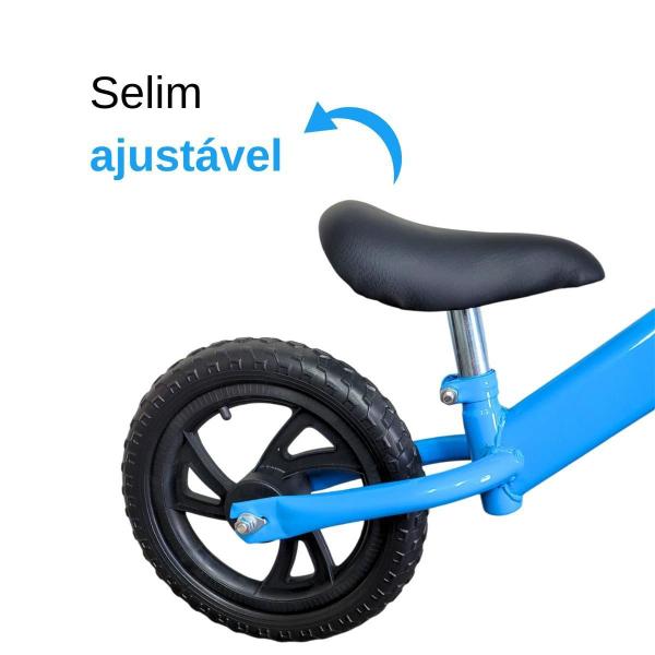 Imagem de Bicicleta Equilíbrio Infantil Sem Pedal Até 25 Kg Completa