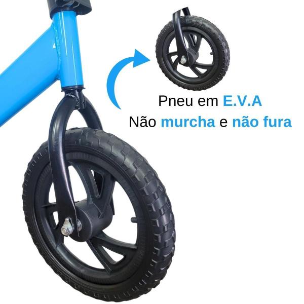 Imagem de Bicicleta Equilíbrio Infantil Sem Pedal Até 25 Kg Completa