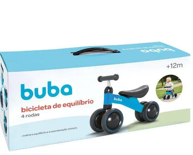 Imagem de Bicicleta Equilíbrio Sem Pedal 4 Rodas Buba