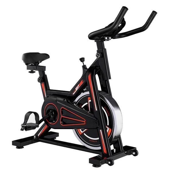 Imagem de Bicicleta Ergométrica Deend 1018 Spinning Preto E Vermelho