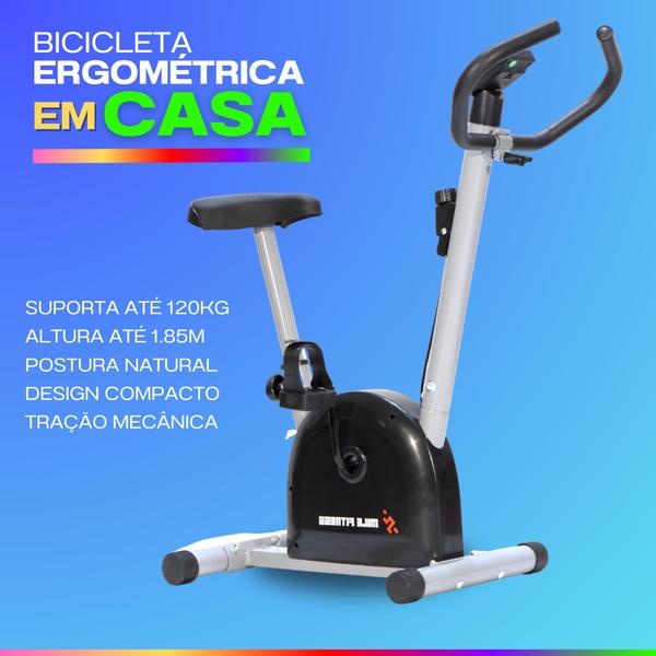 Bicicleta Ergométrica Mile Fitness Residencial 21 velocidades
