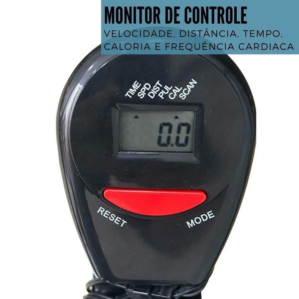 Imagem de Bicicleta Ergométrica Spinning até 120kg com Inércia 8 kg Azul IWBES8AZ IMPORTWAY