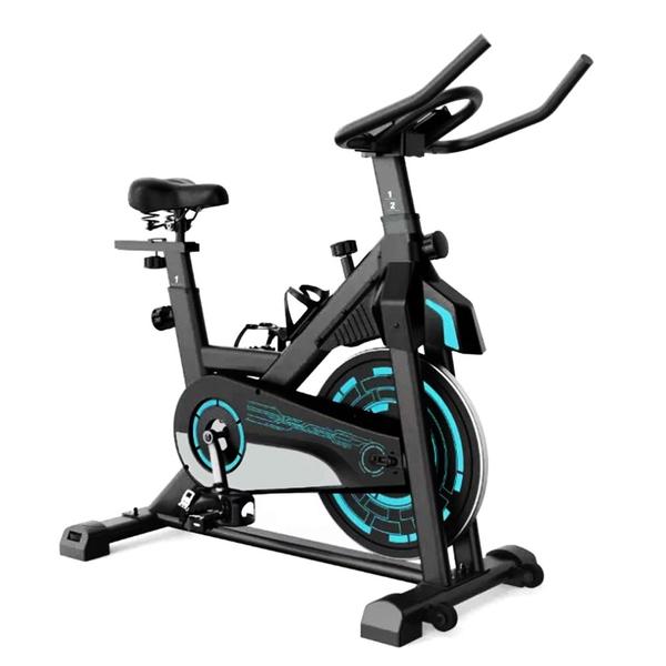 Imagem de Bicicleta Ergometrica Spinning ate 150kg Mecanica Cinza/Azul NSP12 GTA Tech