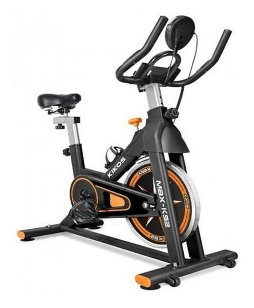 Imagem de Bicicleta Ergométrica Spinning - Kikos - Preto/Laranja