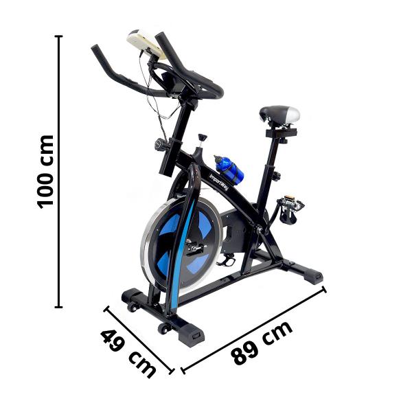 Imagem de Bicicleta Ergométrica Spinning Profissional Mecânica 13 Kg Suporta 120 Kg Importway Iwbes-13