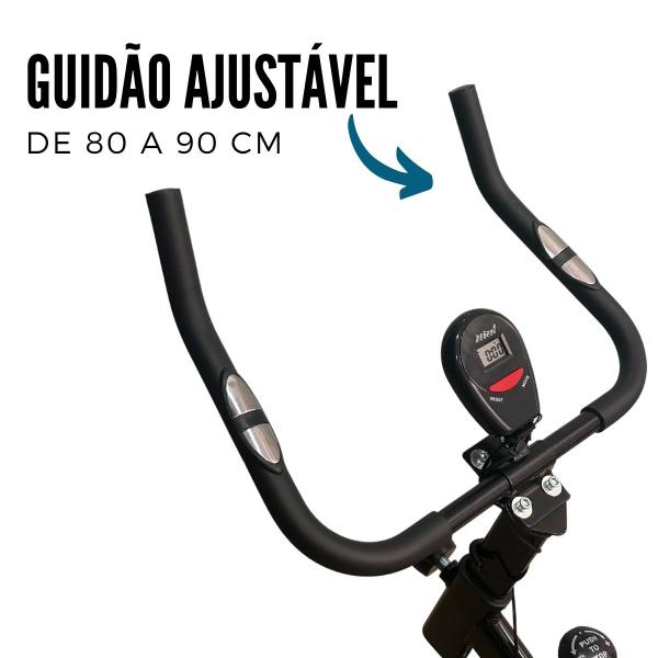 Imagem de Bicicleta Ergométrica Spinning Profissional Mecânica 8 Kg Suporta 120 Kg Importway Iwbes-8