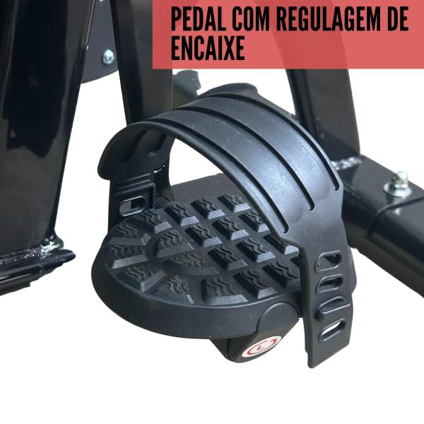 Imagem de Bicicleta Ergométrica Spinning Profissional Mecânica 8 Kg Suporta 120 Kg Vermelha Importway Iwbes-8