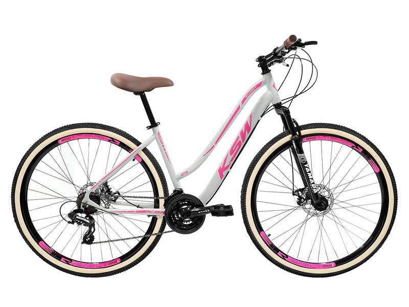 Imagem de Bicicleta Feminina 29 KSW Sunny 24V Shimano Freio Hidráulico