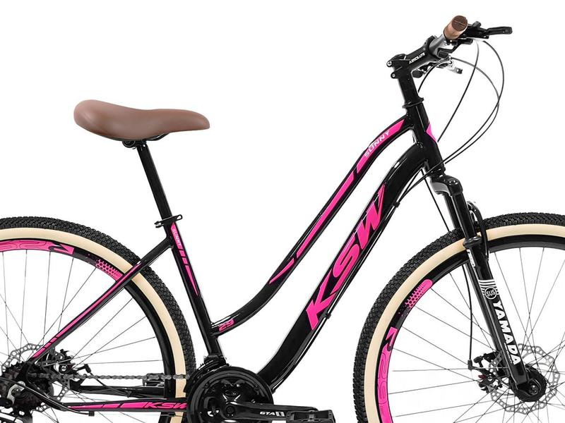 Imagem de Bicicleta Feminina 29 KSW Sunny 24V Shimano Freio Hidráulico