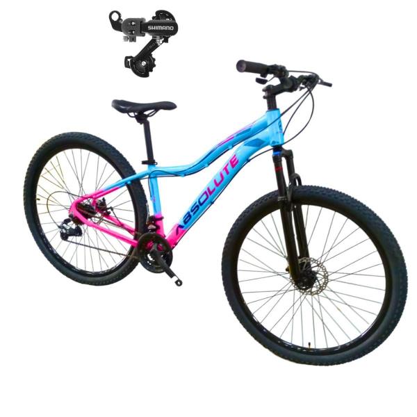 Imagem de Bicicleta Feminina Aluminio Absolute Hera 21 Velocidades Aro 29  C/ Câmbio Traseiro Shimano