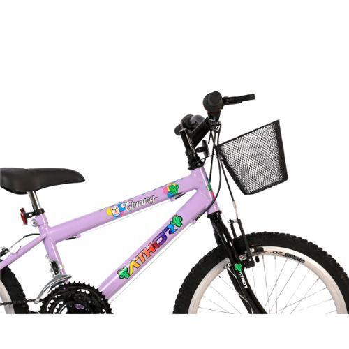 Imagem de Bicicleta Feminina Aro 20 Charmy Lilas Lhama 18V. Cestão