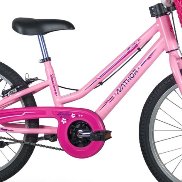 Imagem de Bicicleta Feminina Aro 20 Rosa Bella