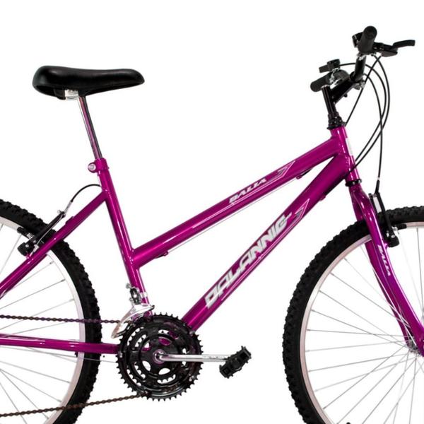 Imagem de Bicicleta Feminina Aro 24 18V Dalia Cor Violeta