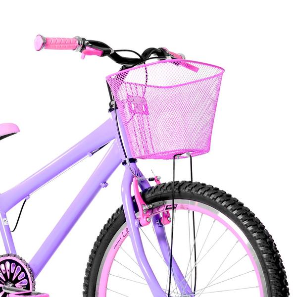 Imagem de Bicicleta Feminina Aro 24 Aero + Kit Passeio e Cadeirinha