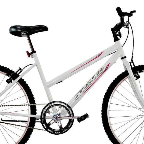 Imagem de Bicicleta Feminina Aro 24 Dalia Cor Branca