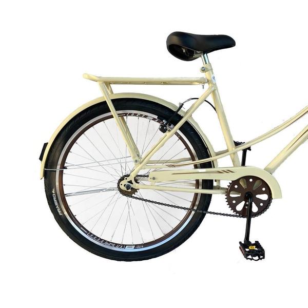 Imagem de Bicicleta Feminina Aro 26 Urbana Cestinha Freios V Brake Revisada e Lubrificada