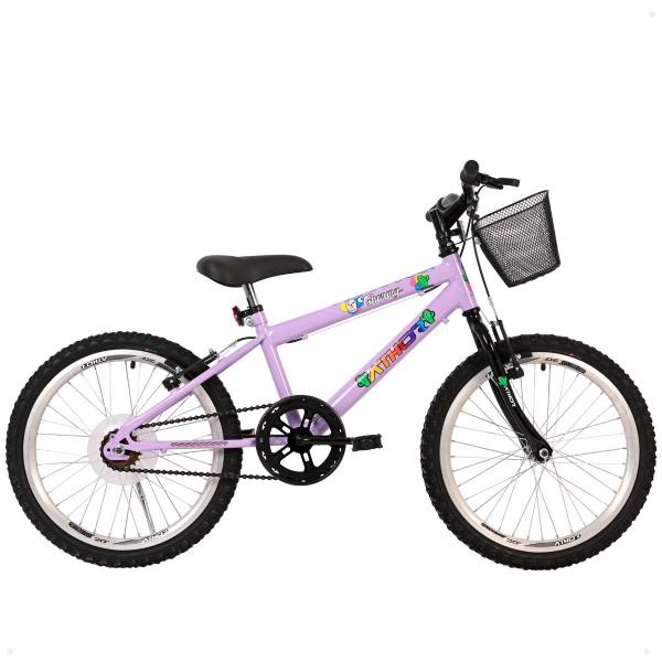 Imagem de Bicicleta Feminina Charmy S/M Cestão Descanso Lateral Lilas