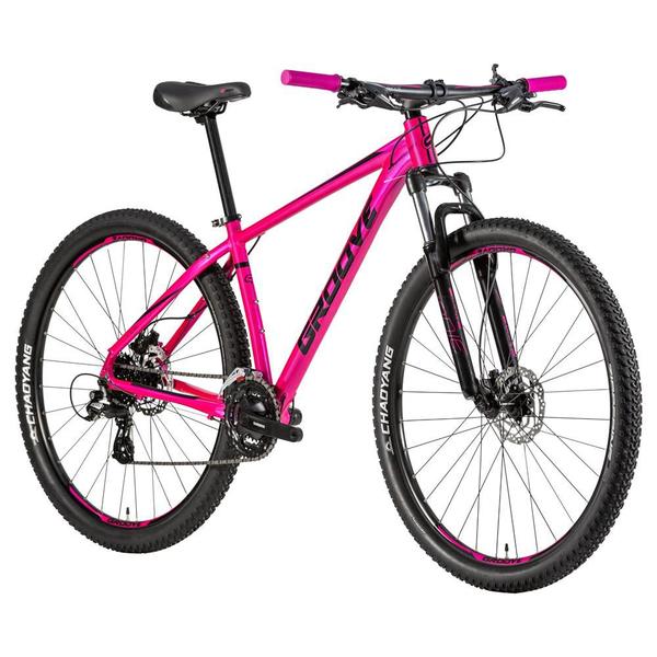 Imagem de Bicicleta Groove Indie 50 24v HD Rosa/Preto Quadro 15