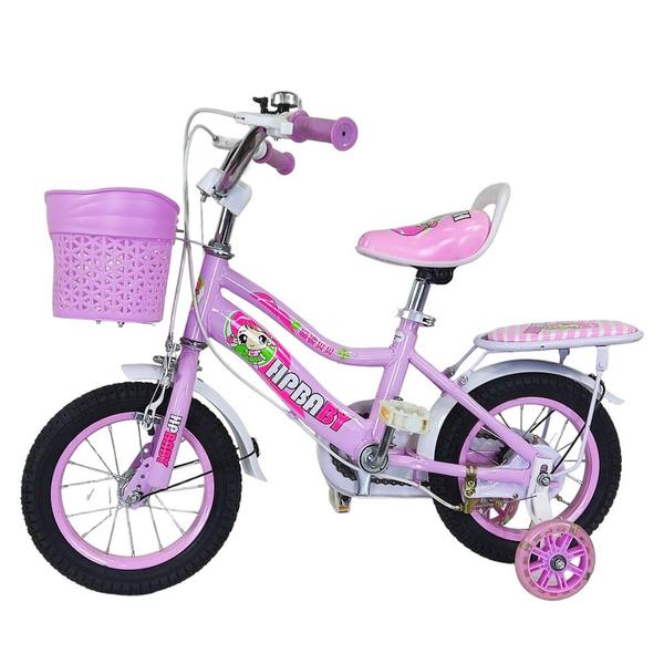 Imagem de Bicicleta HPBaby Pink 12 Hoop para meninas de 3 a 7 anos