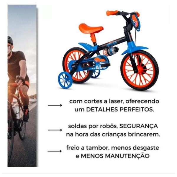 Imagem de Bicicleta Infantil Aro 12 Antonella Baby Rosa Nathor