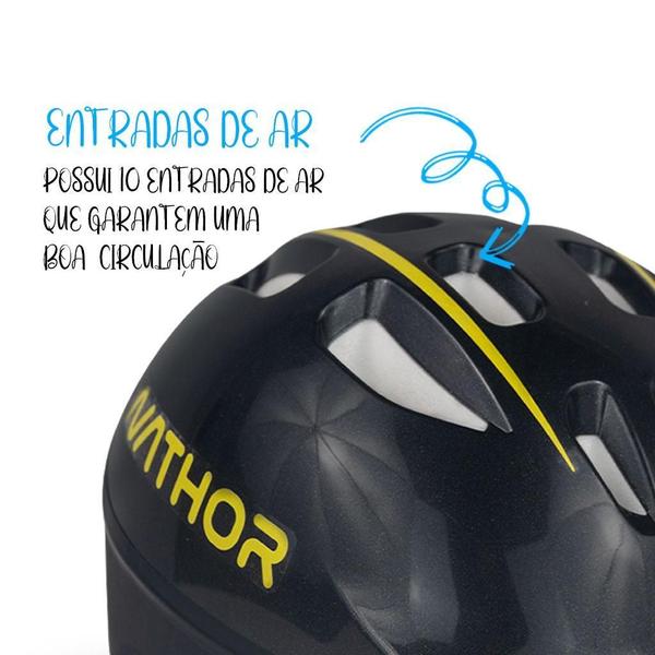 Imagem de Bicicleta infantil aro 12 black 12 + capacete preto - Nathor