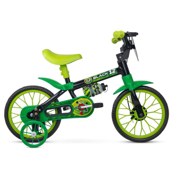 Imagem de Bicicleta Infantil Aro 12 Black - Nathor