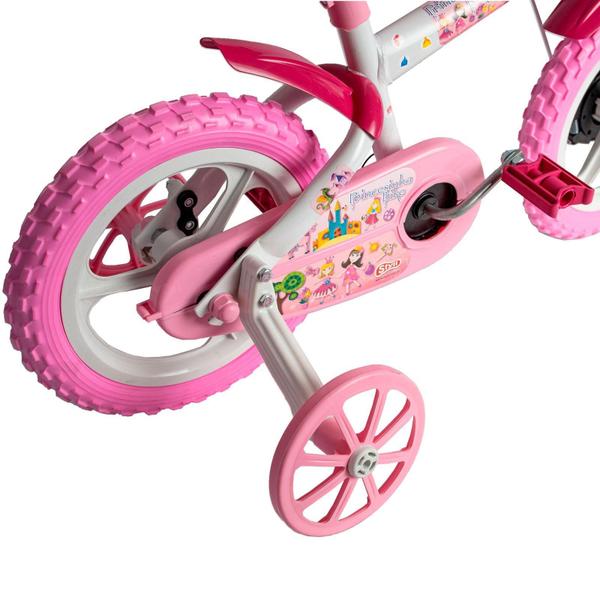 Imagem de Bicicleta Infantil Aro 12 Com Rodinhas Bike Menina Feminina