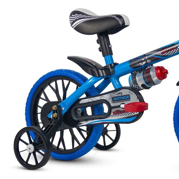 Imagem de Bicicleta Infantil Aro 12 Com Rodinhas Menino Veloz Nathor