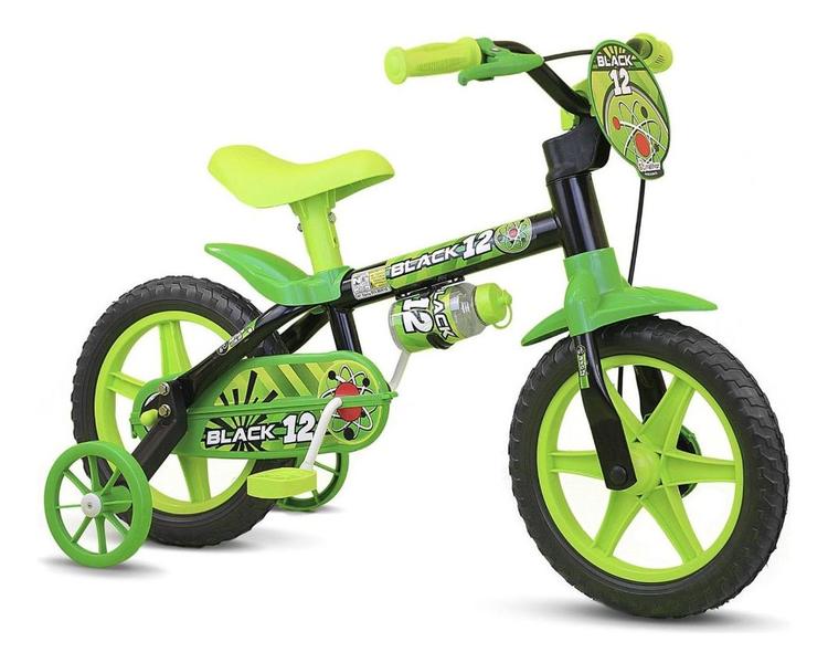 Imagem de Bicicleta Infantil Aro 12 Com Rodinhas Nathor De 2 A 5 Anos